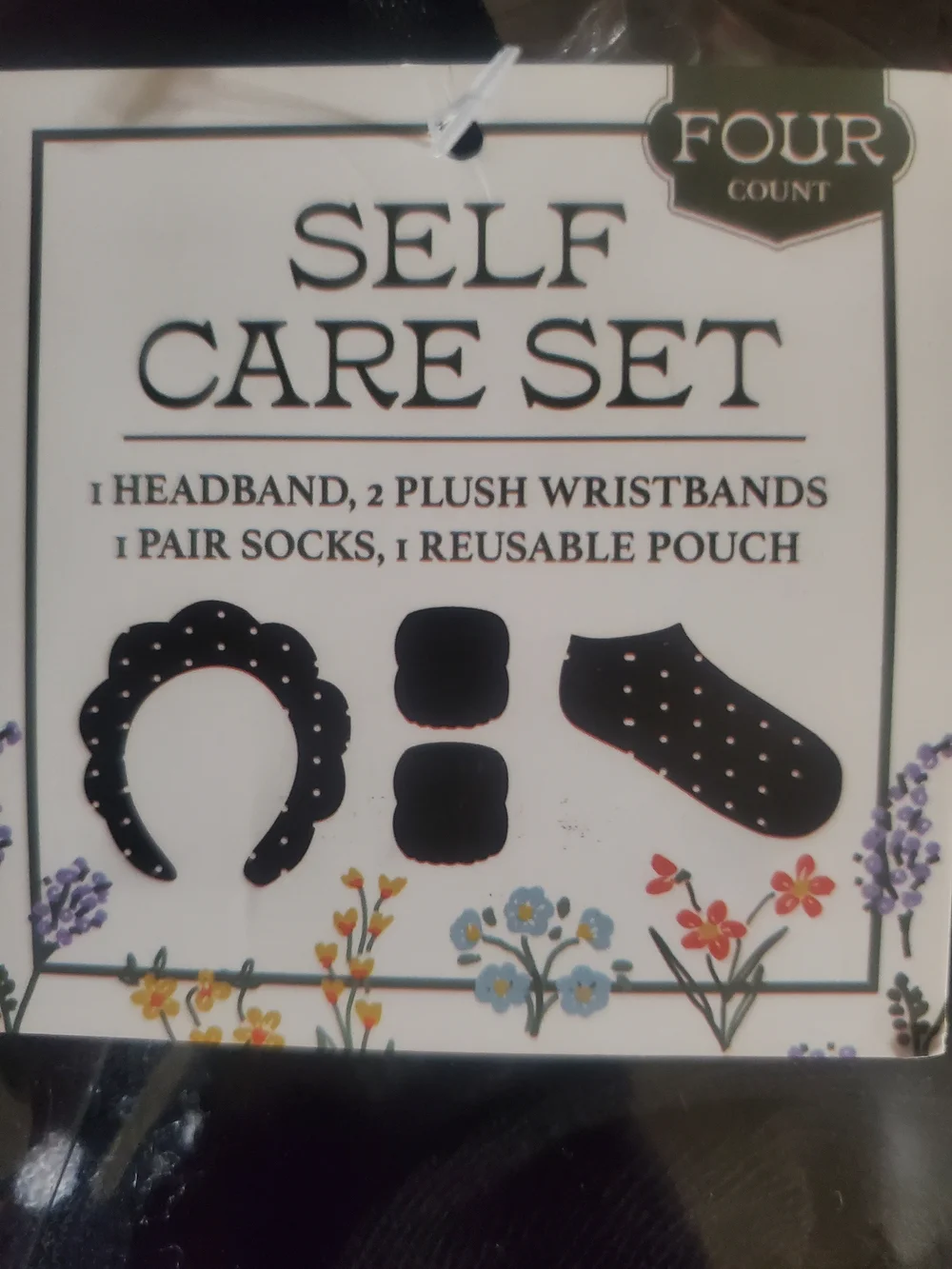 Self Care Set - Black Polka Dot Accessories Pack